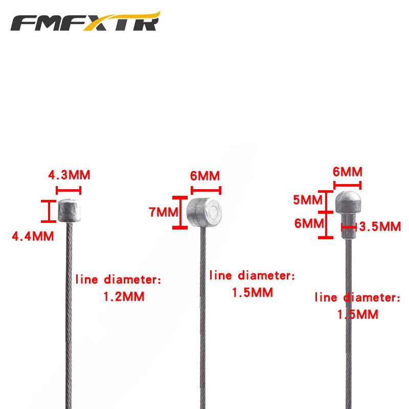 Road Bike MTB Bike Fixed Gear Bicycle Brake Line Shift Shifter Gear Brake Cable Sets Core Inner Wire Steel Speed Line Cable