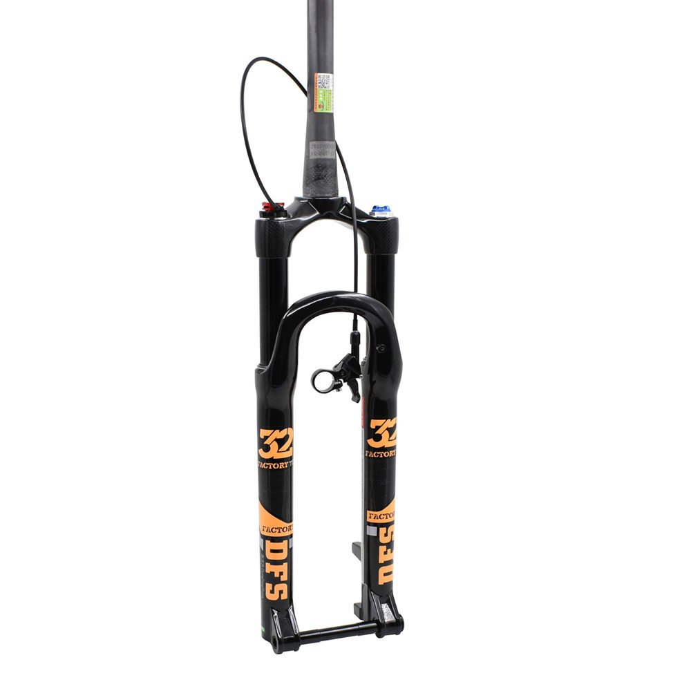 1.39kg Carbon DFS air Fork DFS-RLC-TP-TC-15X100 Bicycle Suspension Fork Mountain Bike Rebound Adjust 26-29er