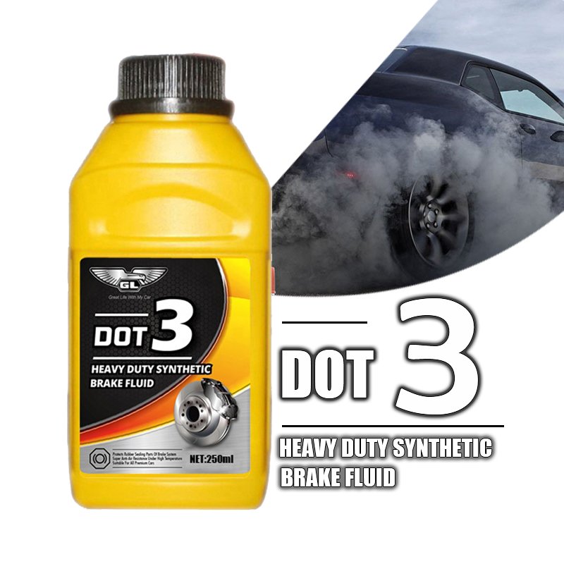 GL Liquid Brake Lubricant High Efficiency 250ml DOT3 Brake Oil for China