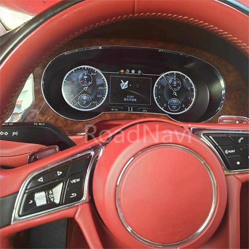 Car Auto Meter Speedometer Panel Digital Dashboard Instrument Cluster for Bentley Continental GT 2005 2019