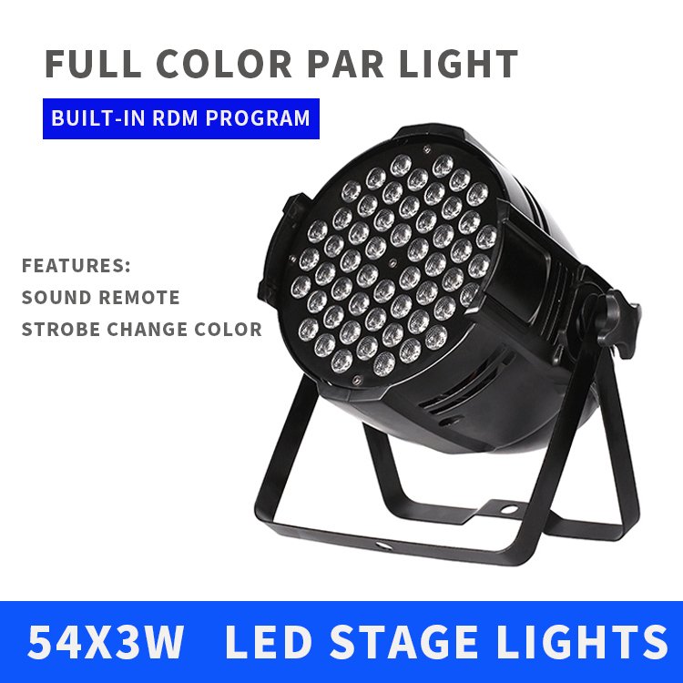 54x3W 54pcs*3W RGBW LED Par Lights Smart LED Stage Lighting