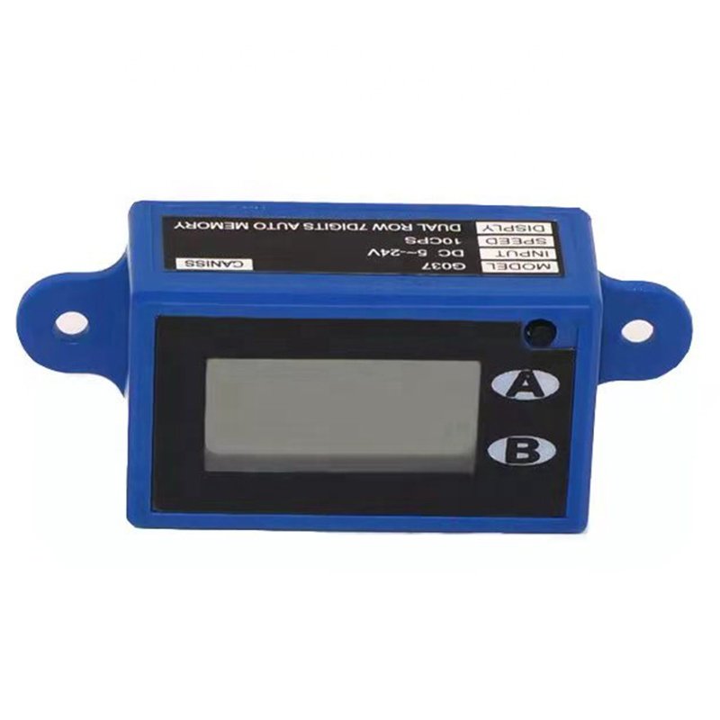 12V Dual Row Auto Memory 7 Digits Electronic Coin Counter Meter with Backlight for Arcade Game Machine