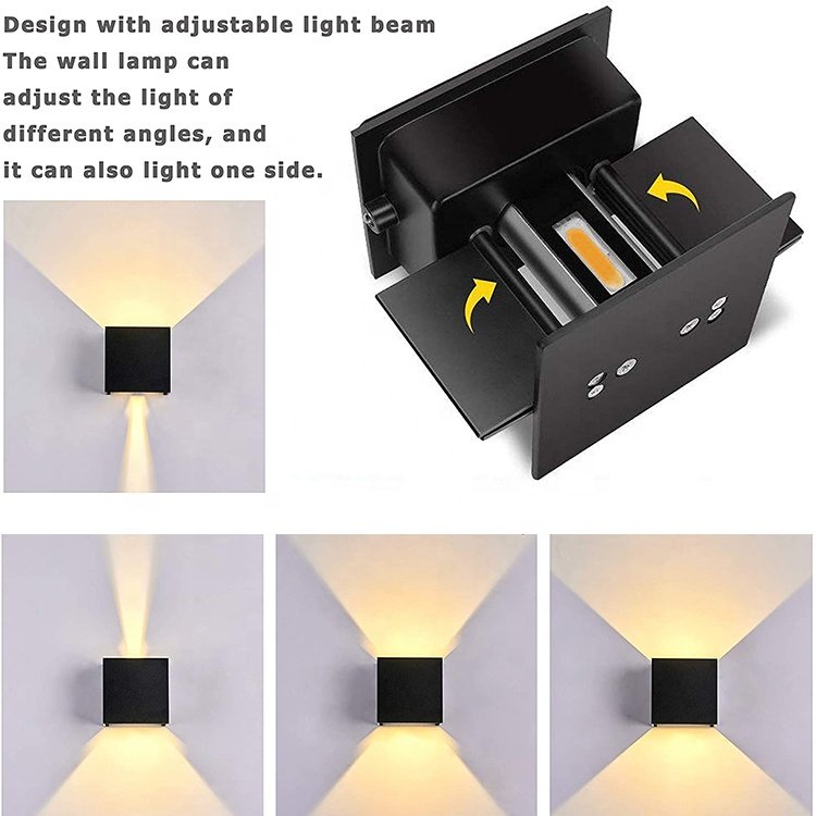 European Outdoor Waterproof Led Exterior Wall Lamp Lighting Modern Led Decoration Lights up Down Lamp Led Wall Light