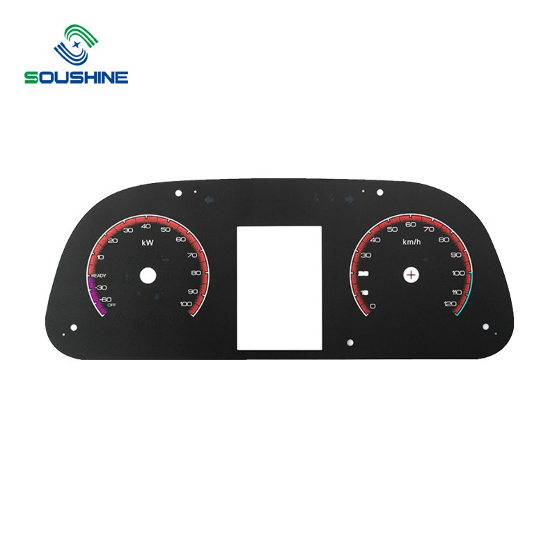 New Design Custom Silk Screen Printing 2D Dashboard Dial Display Face Plate Speedometer For Universal Cars