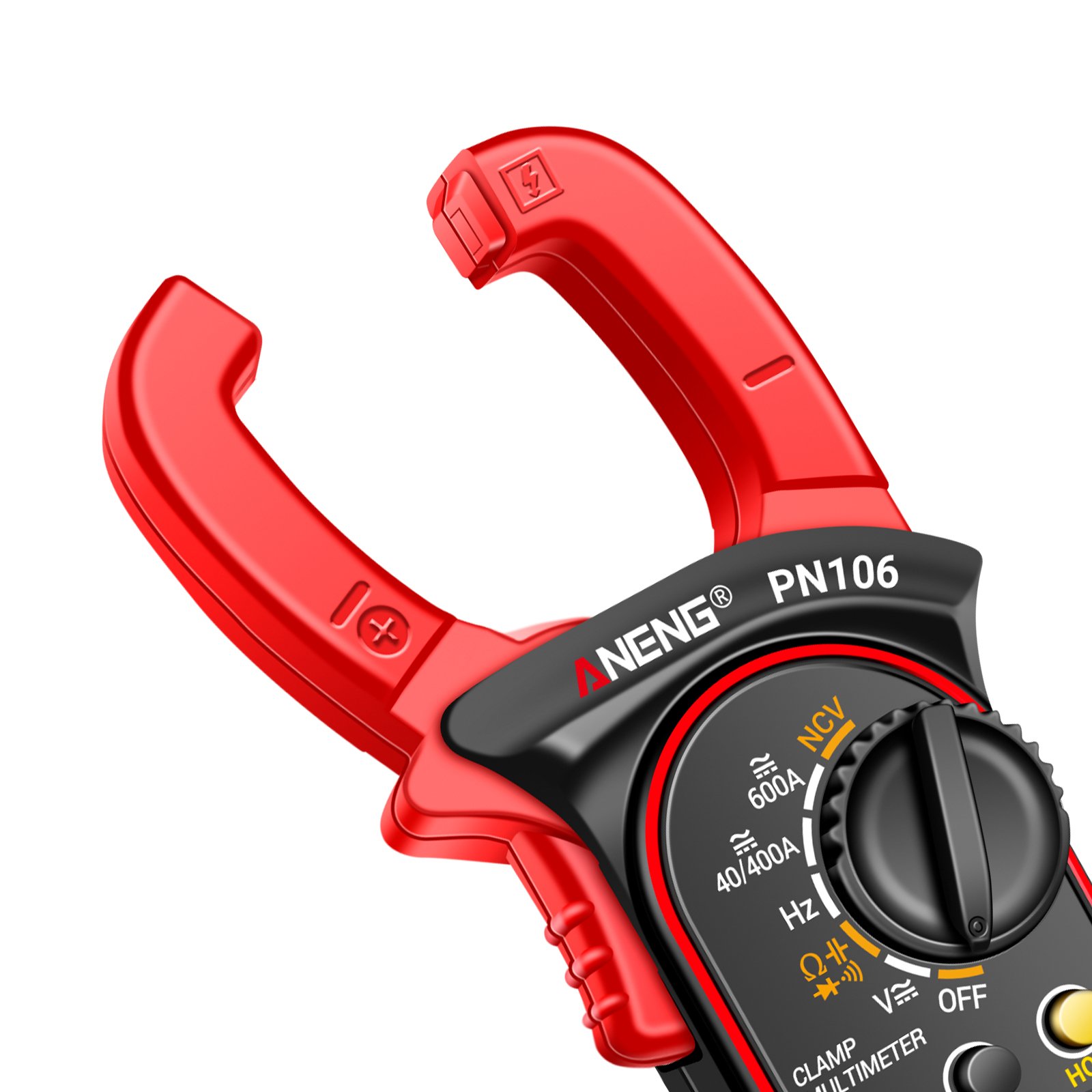 ANENG PN106 Digital Clamp Meter 4000 Counts AC/DC Voltage Resistance Capacitance Auto Range Multimeter