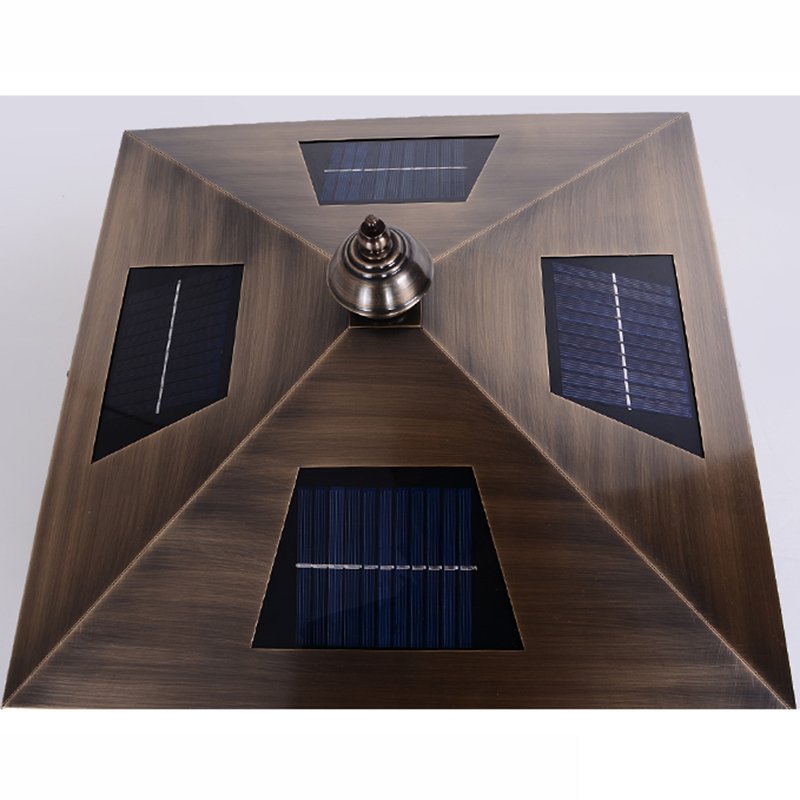 Solar Fence Light Outdoor LED Pillar Light for Garden Outdoor Post Top Lamp Led Solar Light