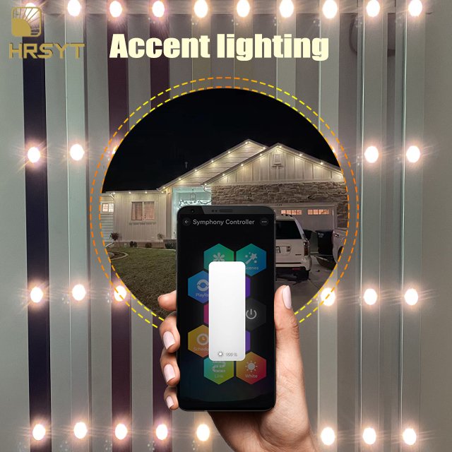 IP68 Outdoor Holiday Christmas Permanent Led Window Border Decoration for Storefront Led Point Lights