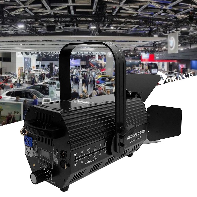 Igracelite 200w Led Fresnel Zoom Light With White Light Led Profile Light for Studio Theatre Theatrical