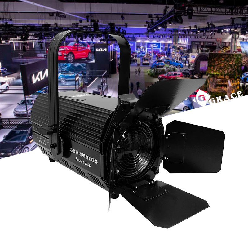 Igracelite 200w Led Fresnel Zoom Light With White Light Led Profile Light for Studio Theatre Theatrical