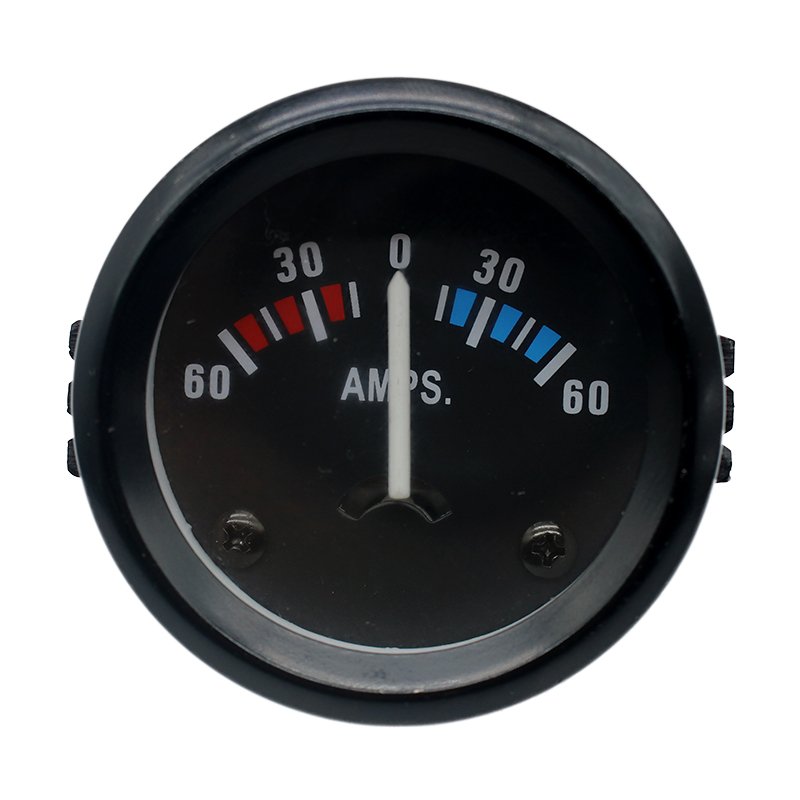 2Inch 52mm Auto Meter TT101263 Car Ammeter with White LED Light 60-0-60A AMPS Gauge Meter