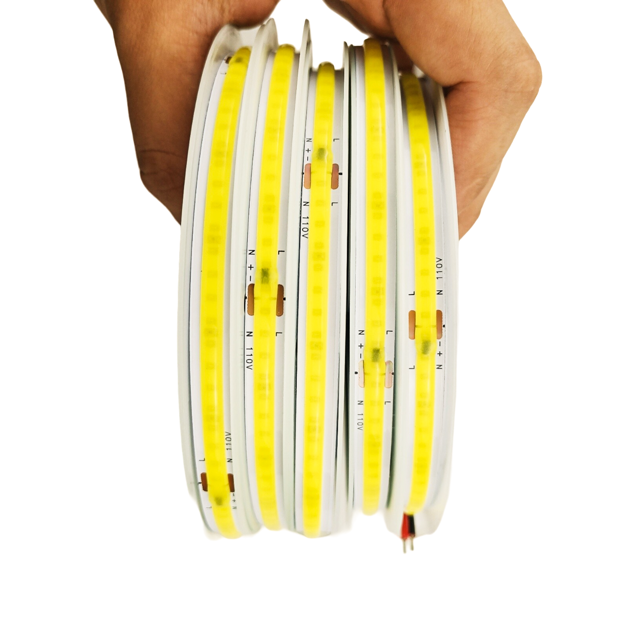 High Quality 110V 220V COB Driver-Free IP20 LED Light Strip 3000k 4000k 6000k Led Flexibles Luz Led Cinta