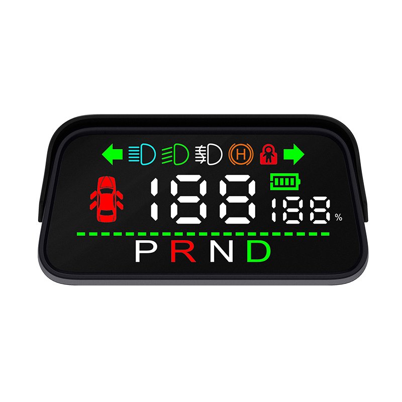 V614 Newest Head up Display Auto Hud Display OBD Speed Meter Auto Obd2 HUD for Model Y and Model X Car Head up Display Led HUD