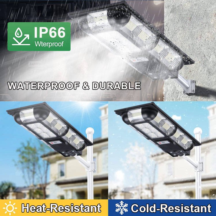 1000W All in One Solar Street Light With Motion Sensor Solar Streetlight Outdoor Waterproof Solar Powered Street Light