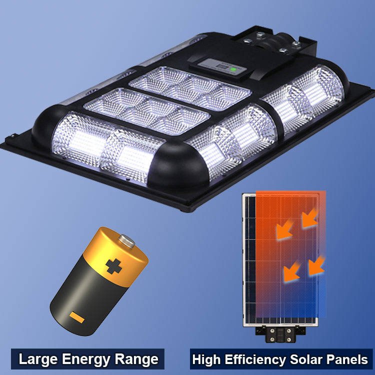 1000W All in One Solar Street Light With Motion Sensor Solar Streetlight Outdoor Waterproof Solar Powered Street Light