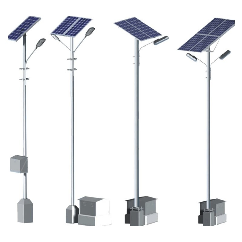 High Powered Road Street Light 400w 600w Integrated All in One Led Solar Street Light with Camera Outdoor