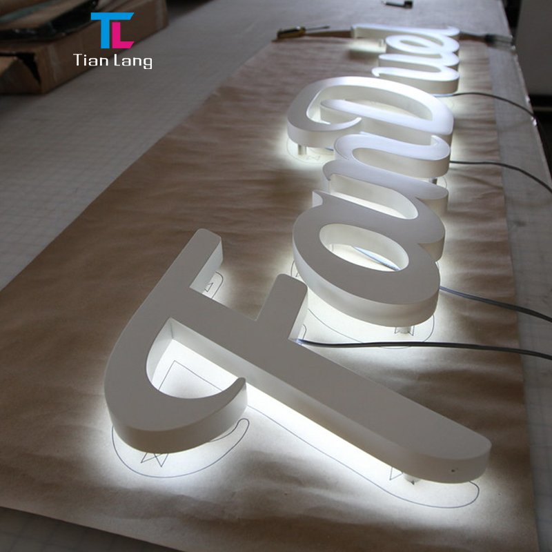 acrylic led letter sign shop frontlit 3d letter sign led alphabet signage led channel letter sign