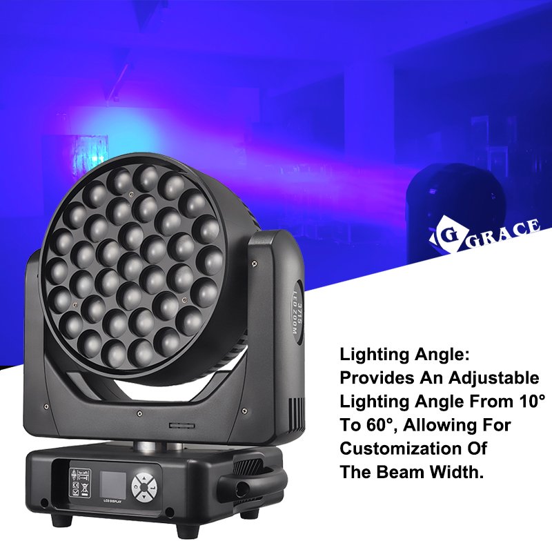 Grace 37X15W 4in1 Zoom Beam Moving Head LED Stage Lights