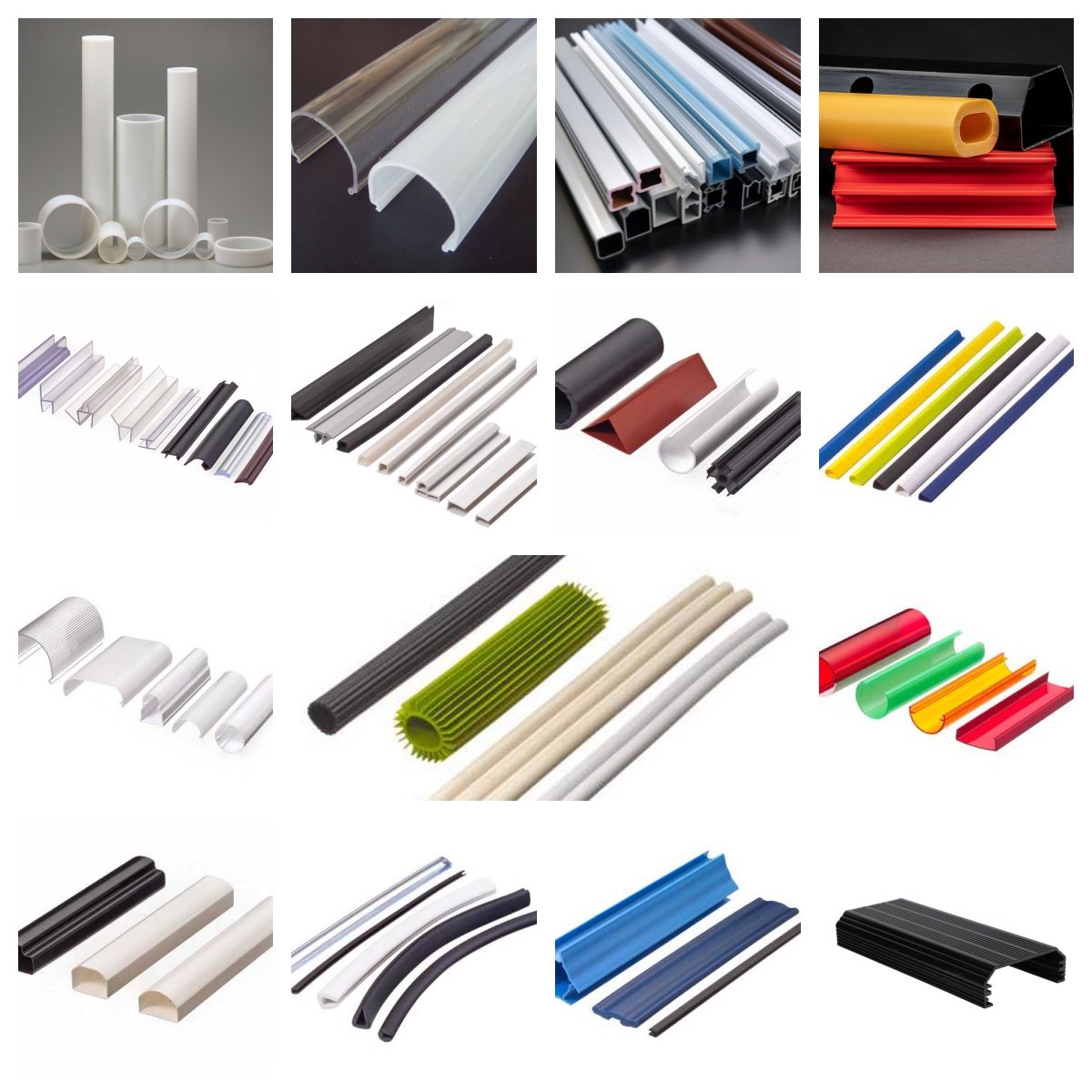 Customized Plastic Extrusion Manufacturer PVC PC PE UPVC Clip Holder Cable Trunking Plastic Corner Trim Channel Profiles