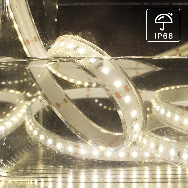 RGBW Flexible LED Strip for Underwater Use 12V/24V IP68 Waterproof Light With Double PU Ideal for Swimming Pool 10W Low Power
