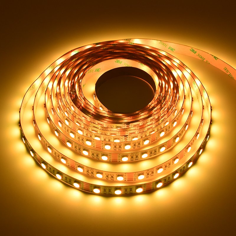 RGBW Flexible LED Strip for Underwater Use 12V/24V IP68 Waterproof Light With Double PU Ideal for Swimming Pool 10W Low Power
