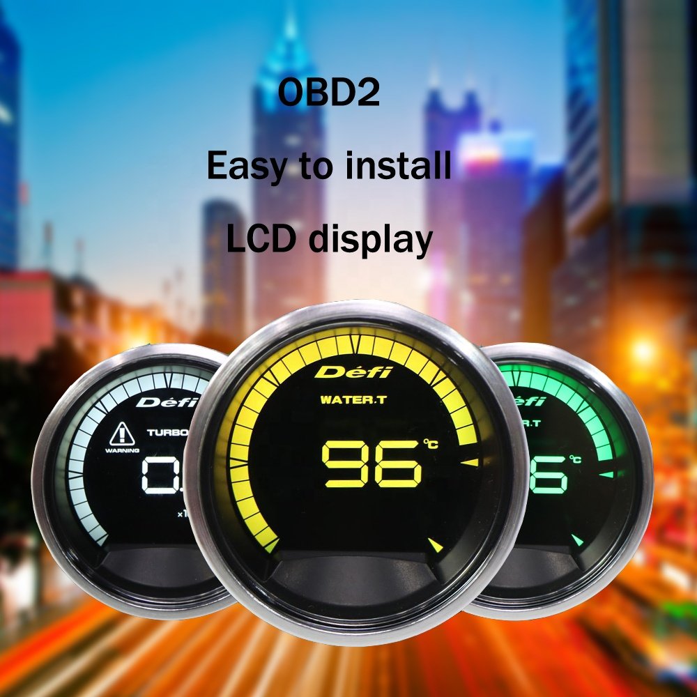 Need Controlle 7 Colors OBD2 Defi A2 Gauge 2.5inch Water Temp Oil Temp Turbo Oil Pressure Vacuum Volts Tachomeeter Meter