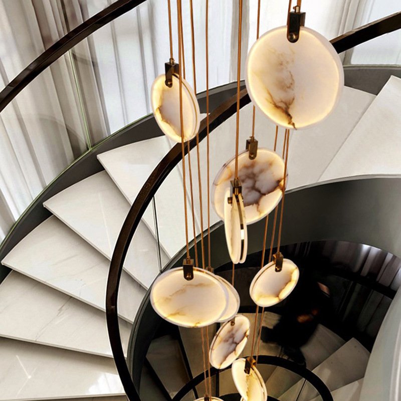 Modern Personality Artistic Innovation Round Chandelier Corridor Stair Chandelier Can Be Customized
