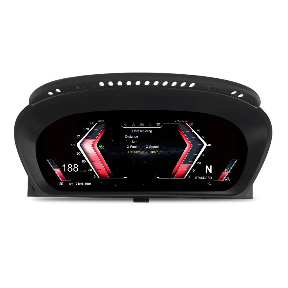 12.3" Car LCD Automotive Speedometer Digital Dashboard Cluster Instrument Cluster Auto Meter for BMW X5 E70 2006 - 2013 LINUX
