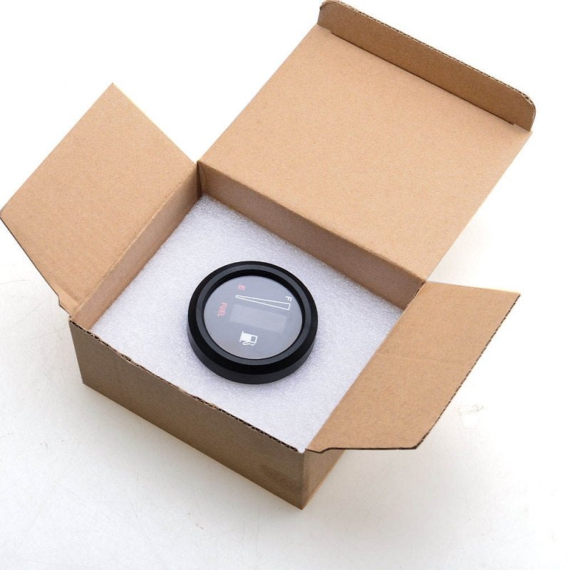 12V 24V Ultra-Thin Universal 52Mm Auto Motorcycle Fuel Level Meter Gauge 52Mm Digital Fuel Gauge