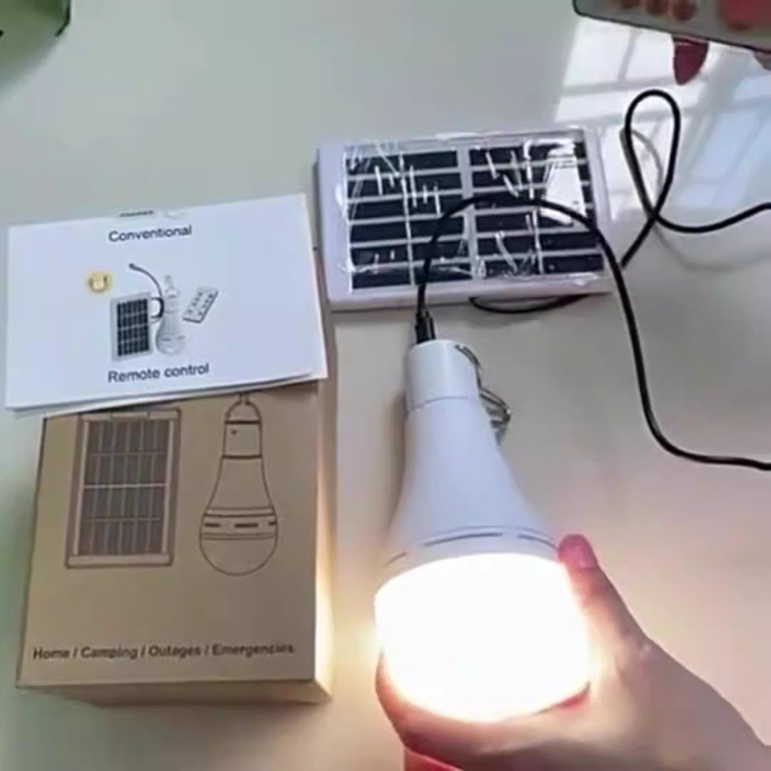 7w 9w Portable LED Solar Lamp Charged Energy Light Panel Powered Emergency Bulb Outdoor Garden Camping Tent Solar Garden Light