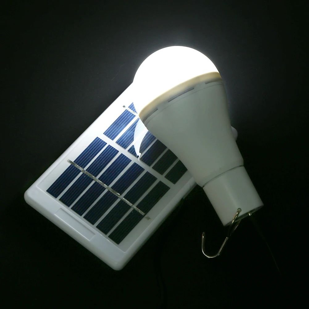 7w 9w Portable LED Solar Lamp Charged Energy Light Panel Powered Emergency Bulb Outdoor Garden Camping Tent Solar Garden Light