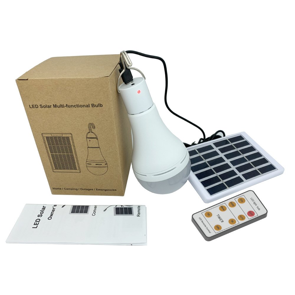 7w 9w Portable LED Solar Lamp Charged Energy Light Panel Powered Emergency Bulb Outdoor Garden Camping Tent Solar Garden Light