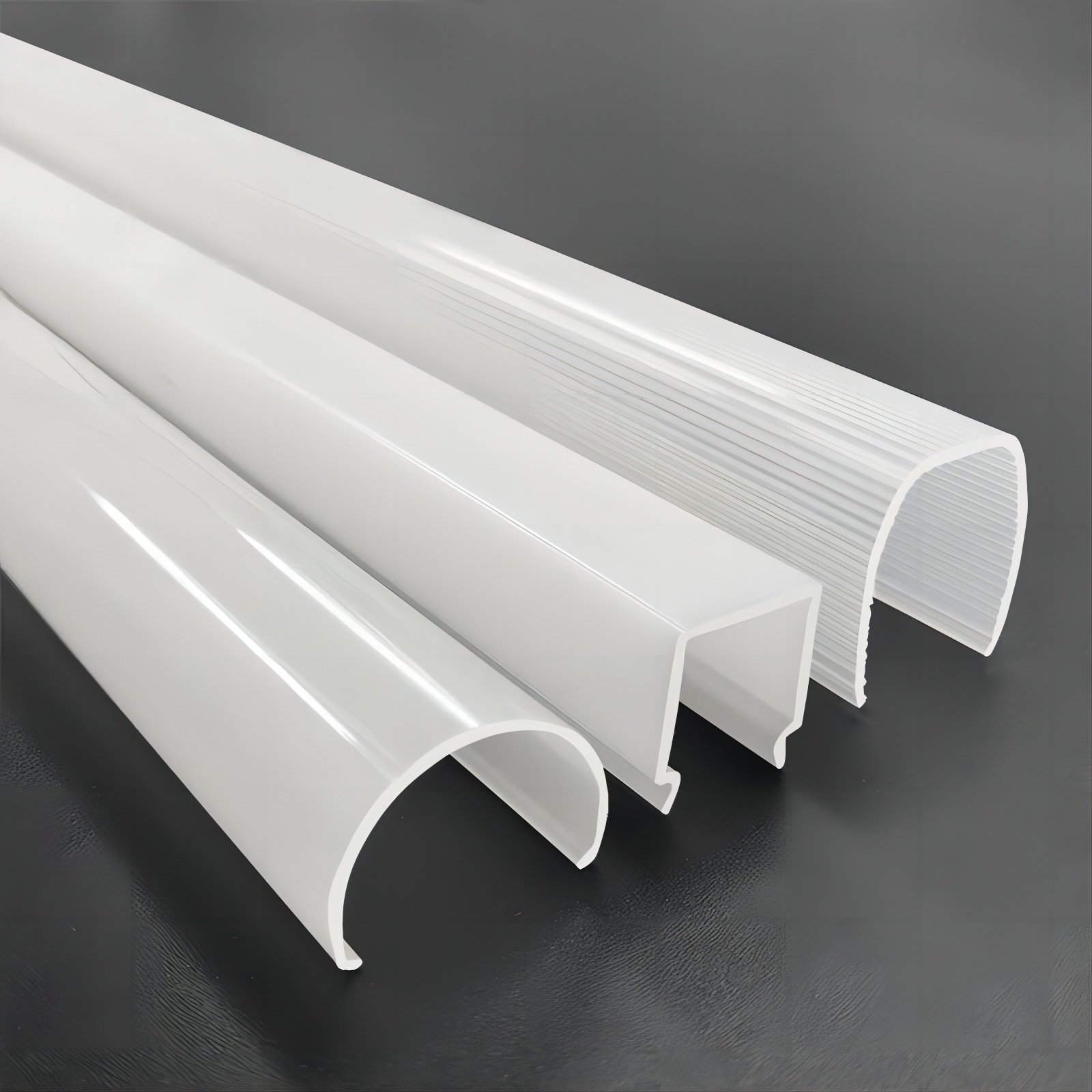 Customizable Polycarbonate Extrusion Plastic Diffuser Cover for Lighting