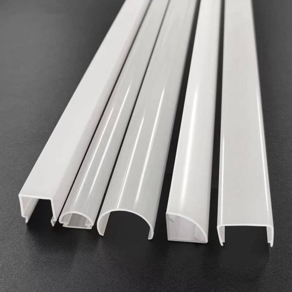 Customizable Polycarbonate Extrusion Plastic Diffuser Cover for Lighting