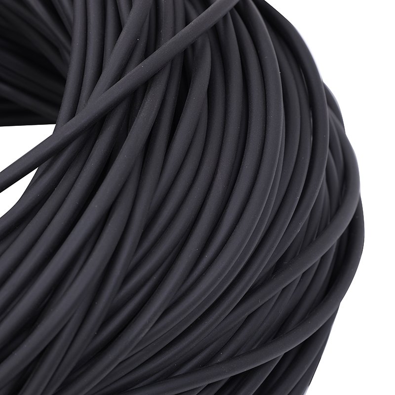 Yuyang Custom Round Black/white Silicone Rubber Foam Seal Strip 2mm 35mm PVC/NBR/EPDM Materials