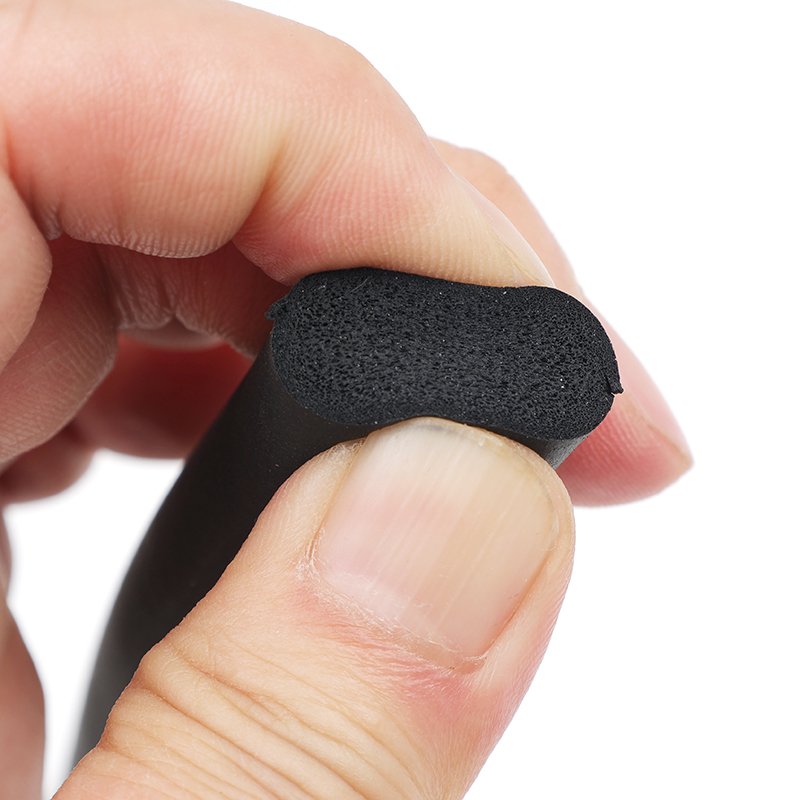 Yuyang Custom Round Black/white Silicone Rubber Foam Seal Strip 2mm 35mm PVC/NBR/EPDM Materials