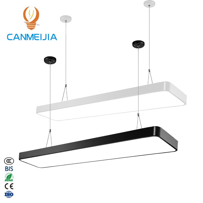 50W Lighting Fixture Cheap Modern Simple Black Hot Sale Led Linear Light Ceiling Pendant/Hanging Pendant Lamps/Hanging Lights