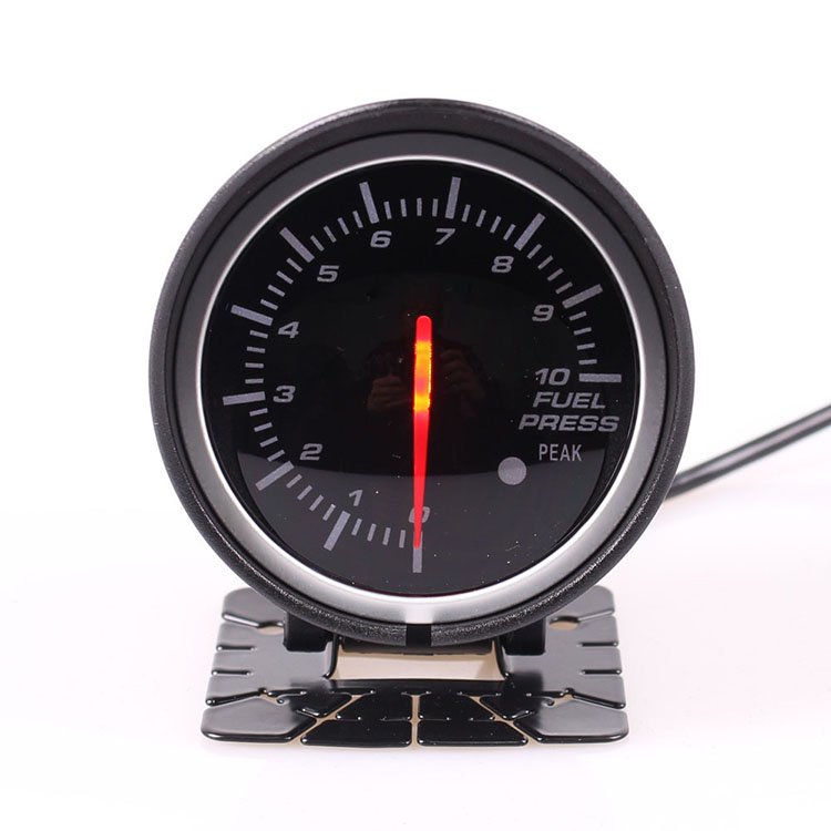 TIYREOR 2.5" 60mm White&red Light Auto Gauge Turbo Boost Bar Gauge Meter