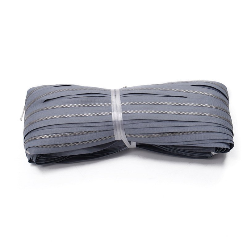 Jinhua 30 cm Copper Gun Metal Zips Cremalleras Jeans Zipper Per Meter Zippers Tape by the Yard 5 Roll for Jacket