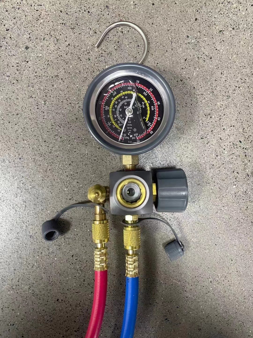 Auto air Conditioning Refrigeration Gauge Manifold Gauge R22 134aR404 R32 Aluminum Brass High Pressure Fluorometer Meter