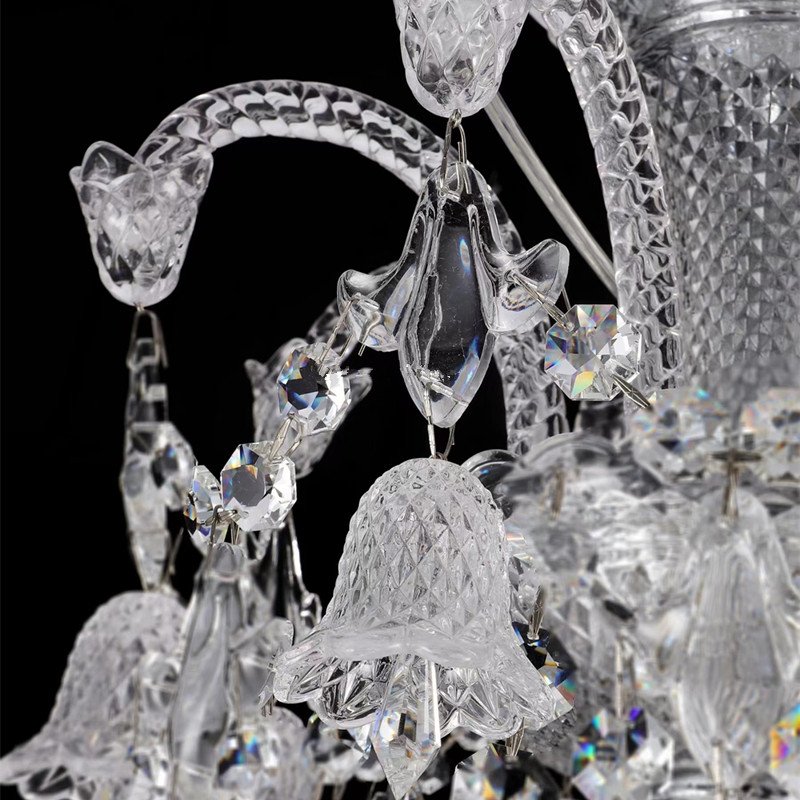 Wedding Villa Luxury Living Room Crystal Chandelier Hotel Decoration E14 Crystal Chandelier Light