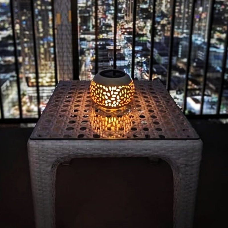 Outdoor Decoration Solar Lantern Table Lanterns Solar Powered Waterproof Landscape LED Pathway Lights for Garden Patio Lawn