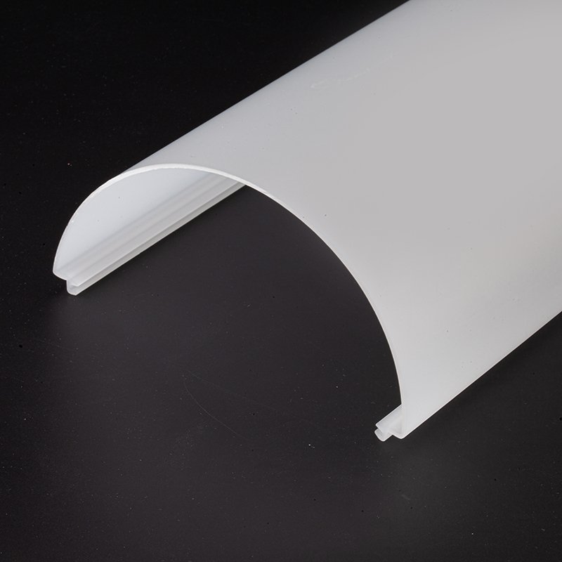 Extrusion PC Diffuser Plastic Light Housing Diffuser Milky Clear Diffuser for LED Lighting