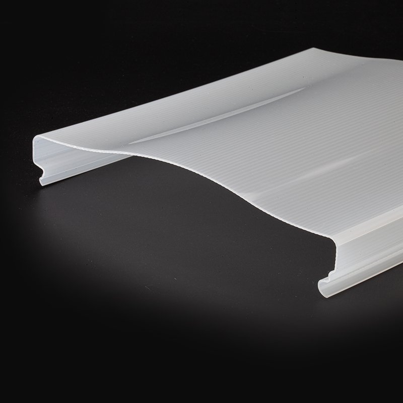 Extrusion PC Diffuser Plastic Light Housing Diffuser Milky Clear Diffuser for LED Lighting