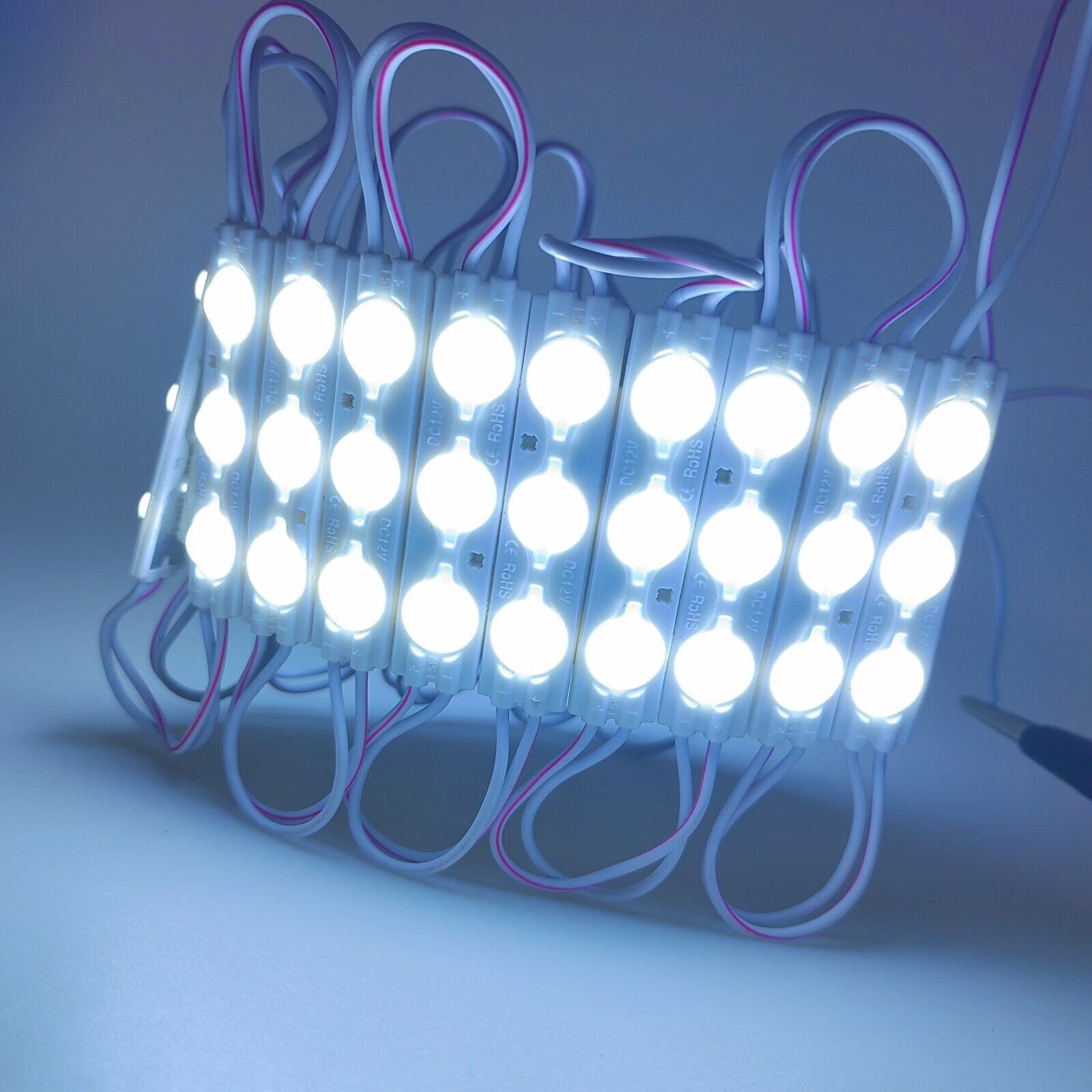 DC12V SMD2835 3Leds 1.5W 6011 Led Module Light Injection Outdoor High Brightness Waterproof IP65 for Light Box Advertising Signs