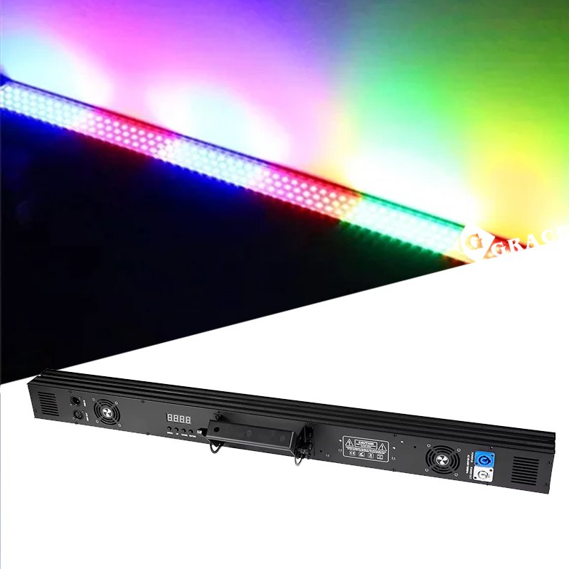Igracelite 1296pcs RGB DMX Flashing Strobe Disco Bar Light LED Wash Pixel Disco Led Stage Light