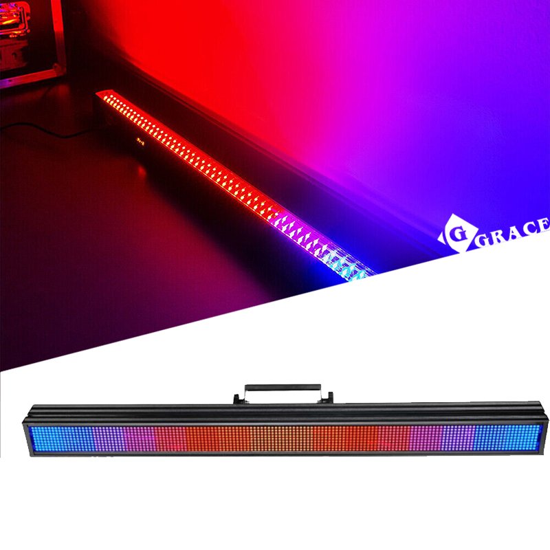 Igracelite 1296pcs RGB DMX Flashing Strobe Disco Bar Light LED Wash Pixel Disco Led Stage Light