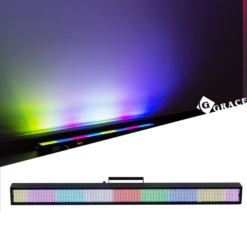 Igracelite 1296pcs RGB DMX Flashing Strobe Disco Bar Light LED Wash Pixel Disco Led Stage Light