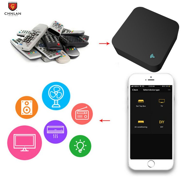 Smart Life APP Control Alexa and Google Smart Home Universal Wireless IR WiFi Smart Remote Control Tuya