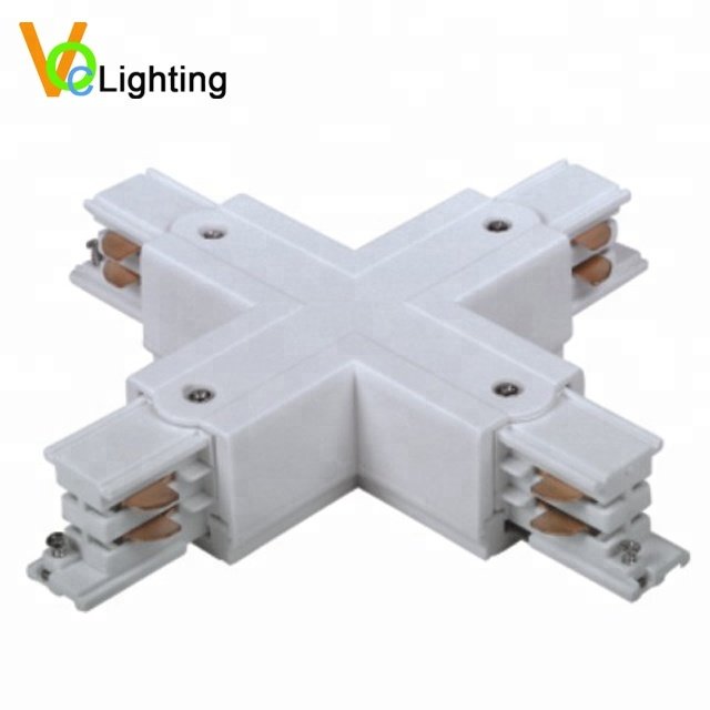 4-wire 3-wire Embedded Guide Rail Accessories Exposed and Concealed Commercial Lighting LED Aluminum Profile Track Light Slot