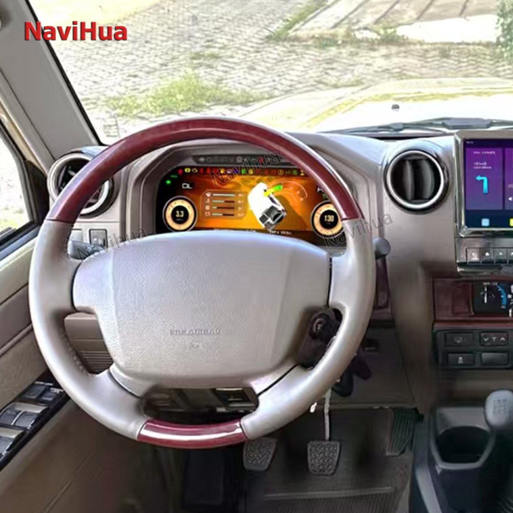 Navihua New Car Digital Cluster Dashboard Upgrade for Toyota Land Cruiser LC76 LC75 LC70 LC78 LC79 LCD Speedometer Instrument